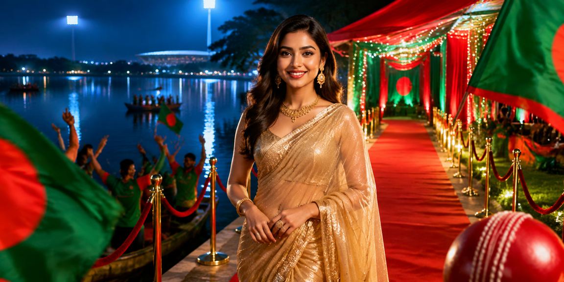 কুমিল্লায় ক্রিকেট বেটিং খেলায় মনোযোগী একজন বাংলাদেশি নারী খেলোয়াড়